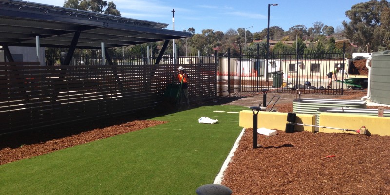 Charnwood Joint Emergency Services Station - Mulching