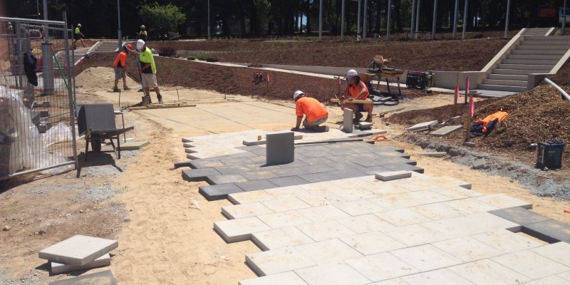 Commercial Paving at Woden Green